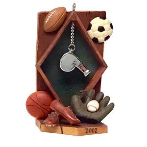 Hallmark 2002 “Thanks, Coach!” Christmas Ornament